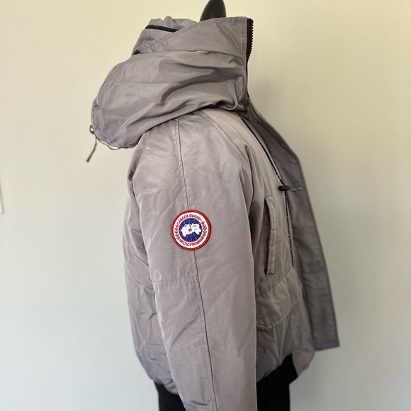 Authentic Gray Canada Goose Jacket, Size Small - Picture 3 of 11